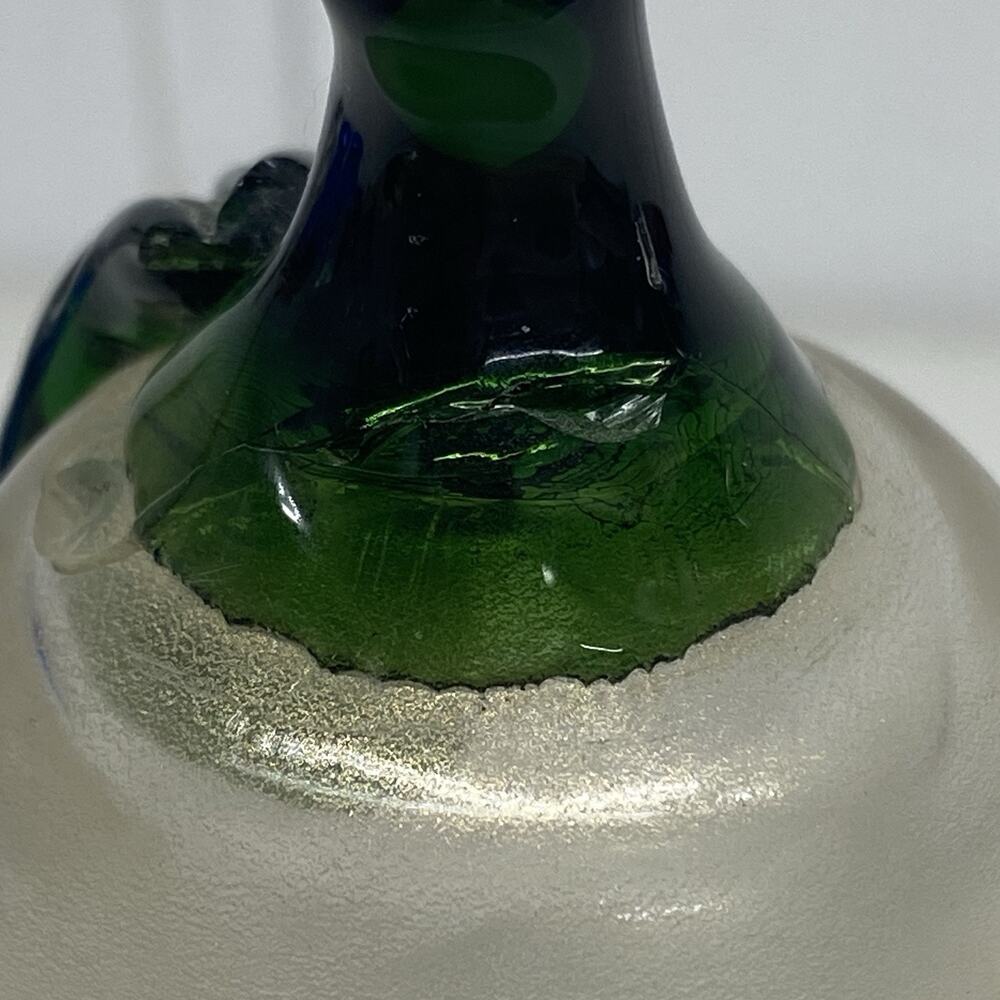 Art Glass Pear Fruit Figurine Pearl Gold Home Decor Shelf Sitter - AS IS - Picture 6 of 10